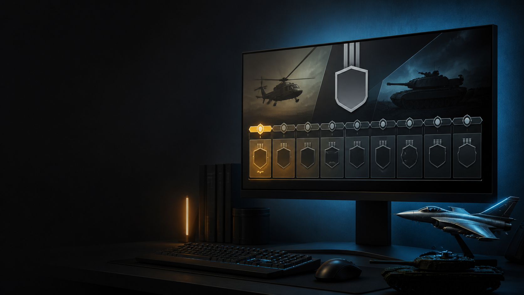 Enlisted seasonal battlefield scene displayed on a gaming PC